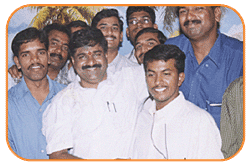 Mr. N Bitra With Sri. PNV Prasad, Ex.SAAP Chairman, The occasion of SAAP Chirman Joining Office.