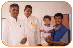 Mr. N Bitra & Bill Bitra with Ravula Chandra Sekhar reddy, M.P. & PVRK Prasad.